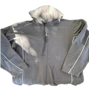 Air Jordan Nike grey hoodie with embroidery
